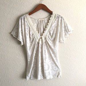 Testament delicate sheer top